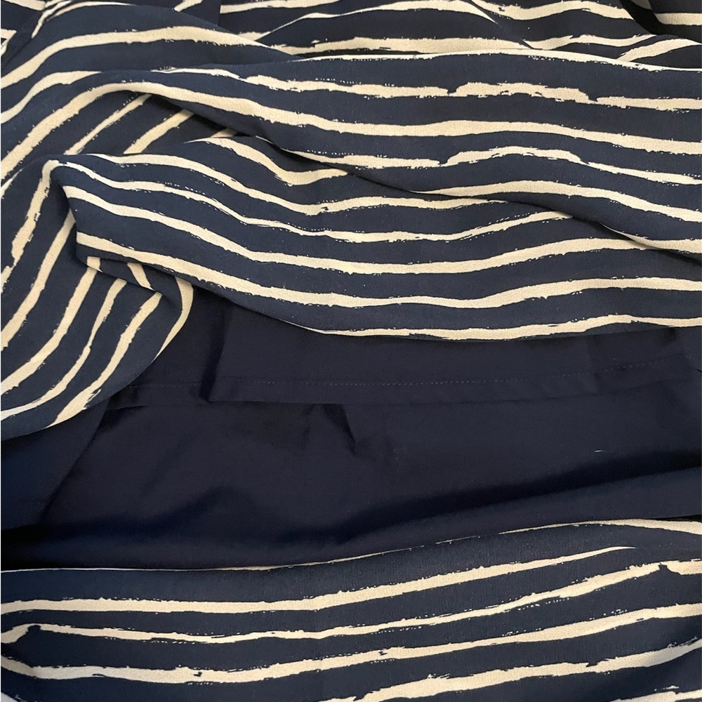 COPY -banana republic navy with white stripes dress - Picture 5 of 5